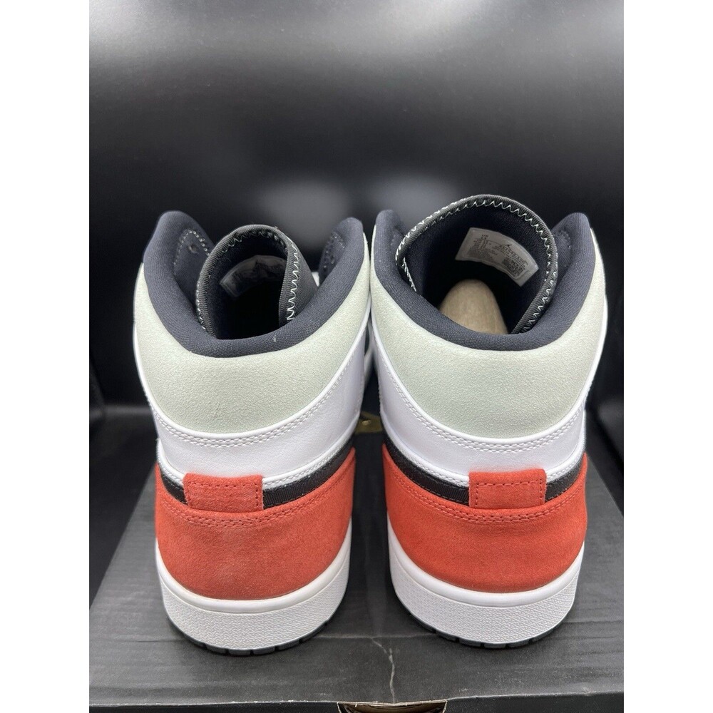 Air Jordan 1 Mid 'Red Black Toe' Men’s Size 13 (852542-100) VNDS OG ALL CLEAN! - Picture 9 of 16